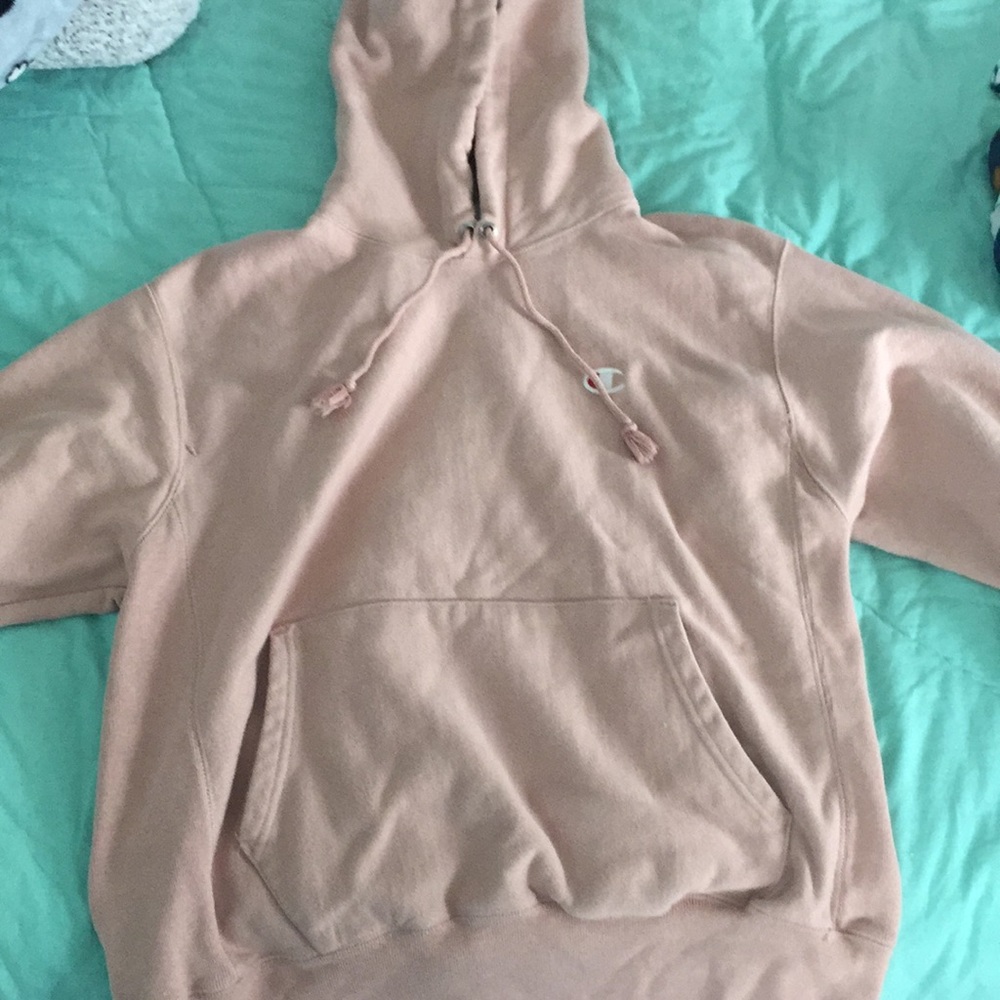 Champion Light Pink Reverse Weave Sweatshirt